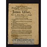 James Ushrer’s Predictions 1678 – Strange and Remarkable Prophesies and Predictions of the holy