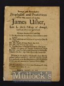 James Ushrer’s Predictions 1678 – Strange and Remarkable Prophesies and Predictions of the holy