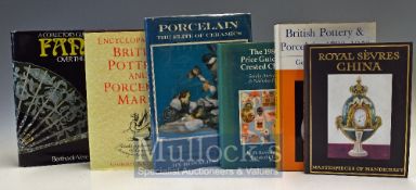 Pottery/China/Porcelain Book Selection to include British Pottery & Porcelain 1780-1850, Royal