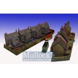 OO Gauge Ready Scratch Built Buildings – To consist of Village houses, garden centre together with