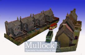 OO Gauge Ready Scratch Built Buildings – To consist of Village houses, garden centre together with