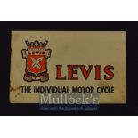 Levis "The Individual Motor Cycle" 1939 Trade Catalogue A fine 8 page Sales Catalogue,