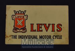 Levis "The Individual Motor Cycle" 1939 Trade Catalogue A fine 8 page Sales Catalogue,