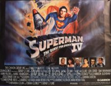 Film Posters - Superman IV & Supergirl - 40 X 30 Starring Christopher Reeve, Gene Hackman, Helen