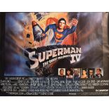 Film Posters - Superman IV & Supergirl - 40 X 30 Starring Christopher Reeve, Gene Hackman, Helen