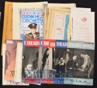 Selection of Vintage Theatre and Opera Programmes also includes some tickets to include Welsh