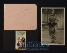 Aviation Autograph - Amy Johnson – Signed Album Page – Signed Amy Mollison together with a