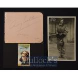 Aviation Autograph - Amy Johnson – Signed Album Page – Signed Amy Mollison together with a