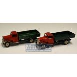 Tri-ang Minic Clockwork Lorries Toys – Red and Chrome cab having Green back (2)