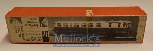 OO Gauge GWR Diesel Railcar No 19 Metal Kit – Includes motor, wheels, gears and all part necessary