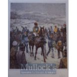 Klaus Philipp Signed ‘Cheltenham’s Winter Scene’ Colour Print limited edition 526/750 signed to