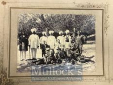 India & Punjab – Sikh soldiers Chitral Photograph A late 19th century antique photograph showing