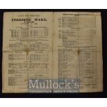 Curriers (or Leather Tanners) Price List 1812 Broadside – large double folio, exceptionally rare