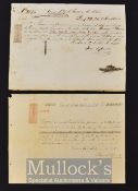 1875 Cuba Documents Signed by Jose Cifuentes and Manuel Cifuentes – being a major cigar brand in