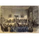 1868 China – ‘A Chinese Wedding at Shanghai’ Original Engraving 8th August, from a British