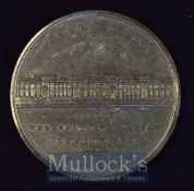 Opening of The Grand Junction Railway. 4th July 1837 Medallion Obverse; Dutton Viaduct over the