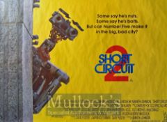 Film Posters - Short Circuit 1 & 2 - 40 X 30 Starring Fisher Stevens, Steven Guttenberg, issued by