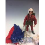 Action Man Toy Figure – Paint Head Action Man with Sky Diver uniform and spare parachute
