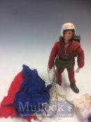 Action Man Toy Figure – Paint Head Action Man with Sky Diver uniform and spare parachute