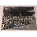 India - Original Print of Sikh children at the Golden Temple of Amritsar c1927 mounted in acid