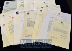 Political – Large Selection of Letters Signed by Private Secretaries typed and signed letters,