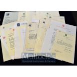 Political – Large Selection of Letters Signed by Private Secretaries typed and signed letters,
