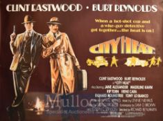 Film Poster - City Heat - 40 X 30 Starring Clint Eastwood & Burt Reynolds From Warner Brothers
