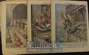 India - ‘Illustrazione D’Italia’ Magazine with Indian interest depicting various scenes, such as