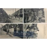 India & Punjab – Indian & Sikh Military WWI Postcards A set of 4 vintage original First World War