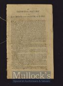 1793 ‘An Impartial History of the Late Disturbances in the City of Bristol’ Booklet dated Bristol