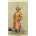 India – Nawab Sayyid Mansur Ali Khan 1830-1884 Vanity Fair Colour Print was Nawab of Bengal until