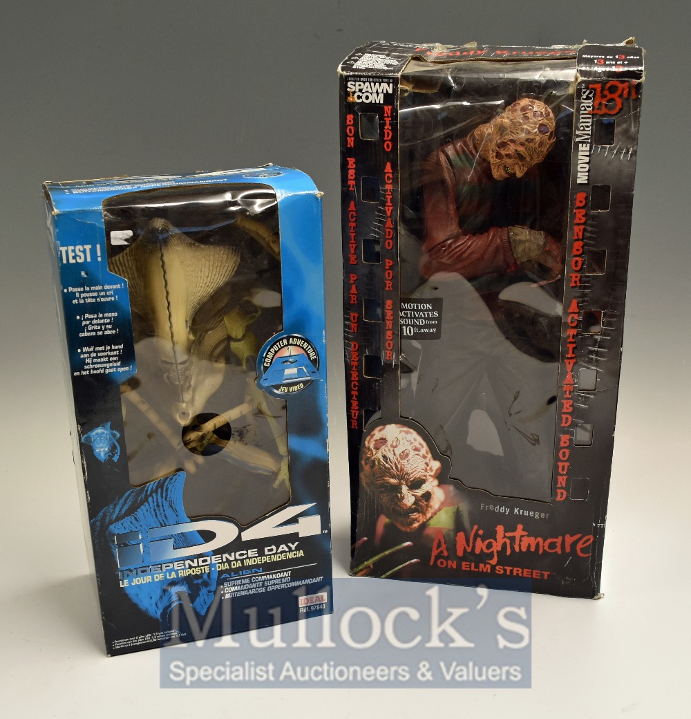 Film Related Toy Figures: Independence Day 4 Alien Supreme Commandant together with Freddy Krueger A
