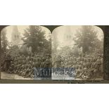 WWI India - Original Stereo view of British & Sikh officers of the Bengal Lancers. c1914