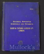 1914 Baird & Tatlock (London) Ltd Trade Catalogue of Chemical And Scientific Apparatus And Pure