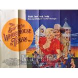Film Poster - The Little Best Whorehouse in Texas - 40 X 30 Starring Burt Reynolds, Dolly Parton