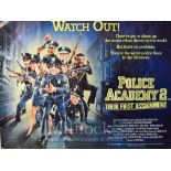 Film Posters - Police Academy 2 & 4 - 40 X 30 Starring Steve Guttenburg Sharon Stone, issued by