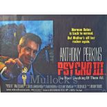 Film Poster - Horror Film Psycho II & III - 40 X 30 Printed by Lonsdale & Bartholomew (2)