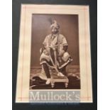 India - Mounted 19th century photogravure photo of The Maharaja Ranbir Singh of Jammu & Kashmir,