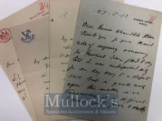 India & Punjab – Signed Letter from Mrs Michel O’Dwyer an original handwriten signed letter from
