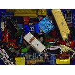 Assorted Selection of Loose Diecast Model Toys to include cars, vans, commercial etc, Corgi, Siku,