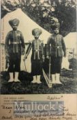 India & Punjab – Sikhs at Hampton Court Postcard Rare vintage postcard of the 15th Ludhiana Sikhs at