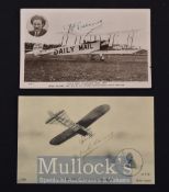 Aviation Autograph – Alfred Leblanc Signed Postcard a French pioneer of aviation, inscribed to the