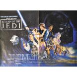 Film Poster - Return of the Jedi - 40 X 30 Starring Mark Hamill, Harrison Ford, Carrie Fisher issued