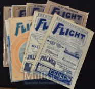 Selection of ‘Flight’ Magazines ranging from 1911 to 1938, various issues included, 1911, 1914,