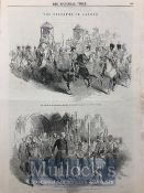 India & Punjab – Maharajah Duleep Singh in 1846 An original antique engravings of the Pictorial