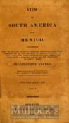 Mexico - View Of South America And Mexico by a citizen of the United States 1825 Book - Two