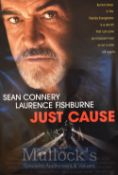 Film Poster - Just Cause - 40 X 27 Starring Sean Connery From Warner Brothers Printed USA