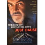 Film Poster - Just Cause - 40 X 27 Starring Sean Connery From Warner Brothers Printed USA