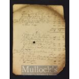 Queen Anne Period Milliners Bill 1704 – A Manuscript Bill made out for making clothes for various