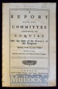 1729 A Report from the Committee appointed to Enquire into the State of the Goals of this Kingdom